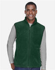 Harriton Unisex Fleece Full-Zip Vest M985