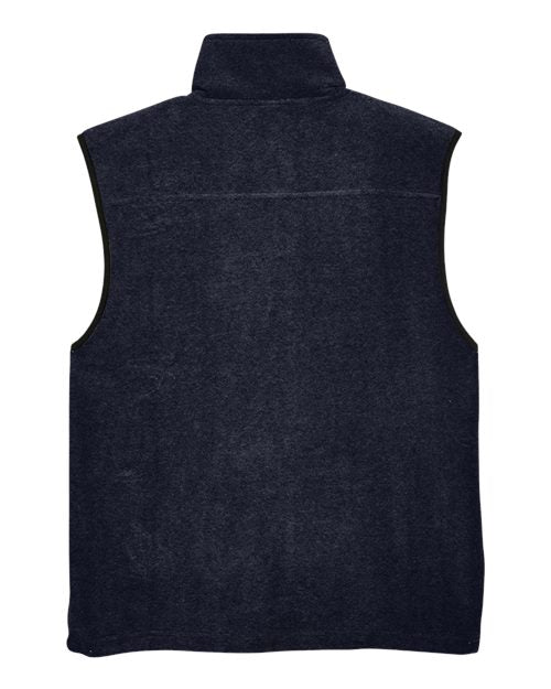 Harriton Unisex Fleece Full-Zip Vest M985