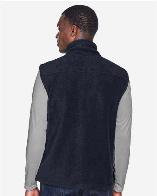 Harriton Unisex Fleece Full-Zip Vest M985