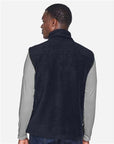 Harriton Unisex Fleece Full-Zip Vest M985