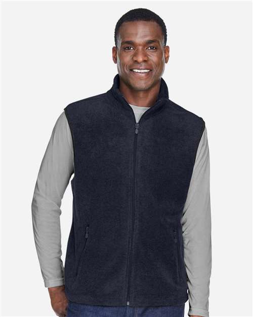 Harriton Unisex Fleece Full-Zip Vest M985