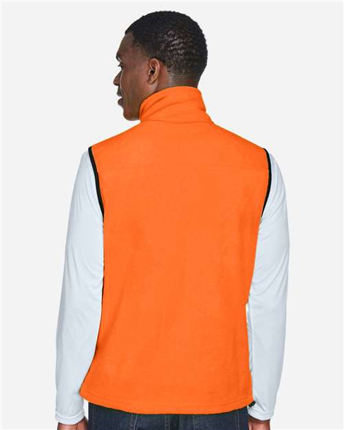 Harriton Unisex Fleece Full-Zip Vest M985