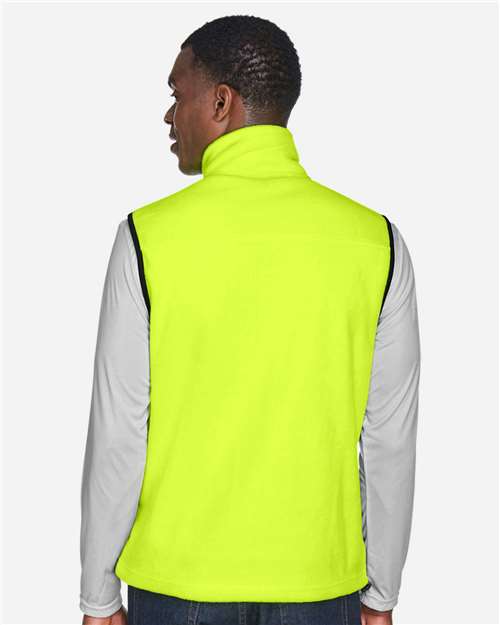 Harriton Unisex Fleece Full-Zip Vest M985