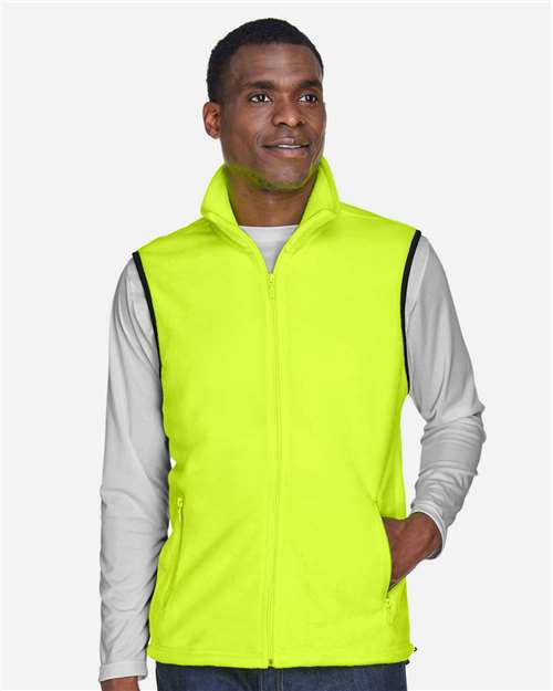 Harriton Unisex Fleece Full-Zip Vest M985