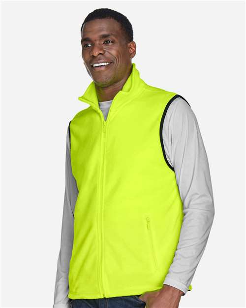 Harriton Unisex Fleece Full-Zip Vest M985