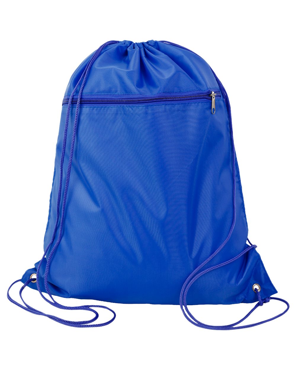 Q-Tees Polyester Drawstring Backpack Q135200