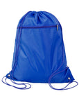 Q-Tees Polyester Drawstring Backpack Q135200