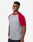 Team 365 Unisex Zone Colorblock Raglan T-Shirt TT62