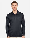Team 365 Men's Zone Performance Long Sleeve Polo TT51L