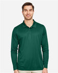 Team 365 Men's Zone Performance Long Sleeve Polo TT51L