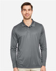Team 365 Men's Zone Performance Long Sleeve Polo TT51L