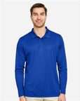 Team 365 Men's Zone Performance Long Sleeve Polo TT51L