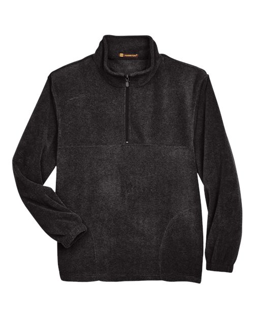 Harriton Men's Fleece Quarter-Zip Pullover M980