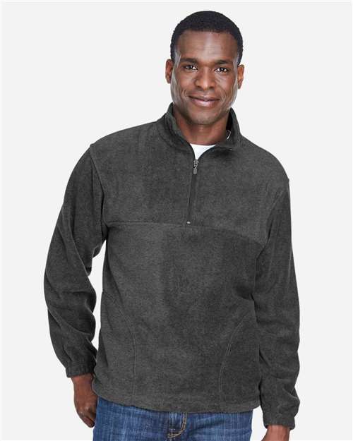 Harriton Men's Fleece Quarter-Zip Pullover M980