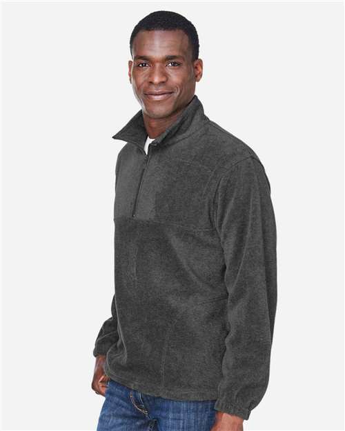 Harriton Men's Fleece Quarter-Zip Pullover M980
