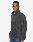 Harriton Men's Fleece Quarter-Zip Pullover M980