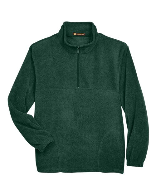 Harriton Men's Fleece Quarter-Zip Pullover M980