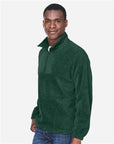 Harriton Men's Fleece Quarter-Zip Pullover M980