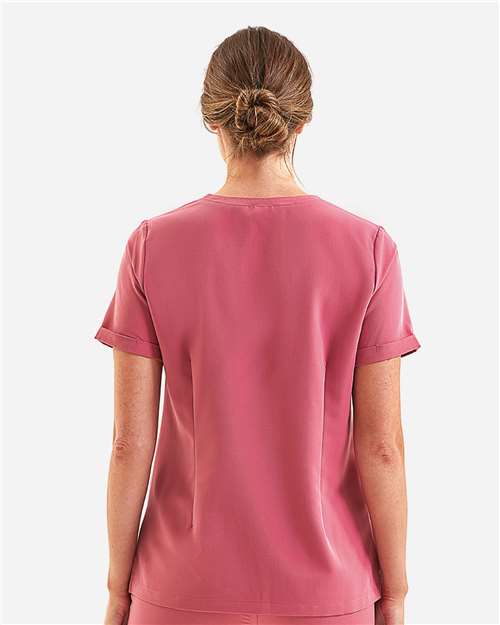 Onna Women's Invincible V-Neck Stretch Scrub Top NN310