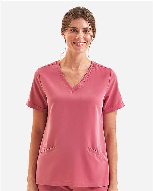 Onna Women's Invincible V-Neck Stretch Scrub Top NN310