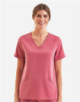 Onna Women's Invincible V-Neck Stretch Scrub Top NN310