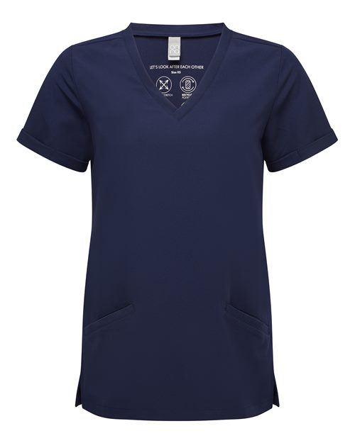 Onna Women's Invincible V-Neck Stretch Scrub Top NN310
