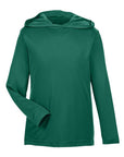 Team 365 Youth Zone Performance Hooded Long Sleeve T-Shirt TT41Y