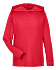Team 365 Youth Zone Performance Hooded Long Sleeve T-Shirt TT41Y