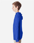 Team 365 Youth Zone Performance Hooded Long Sleeve T-Shirt TT41Y