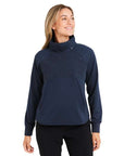 Swannies Women's Ellis Snap Neck Pullover SWE400L