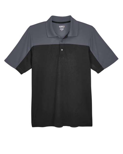 CORE365 Men's Balance Colorblock Performance Piqué Polo CE101
