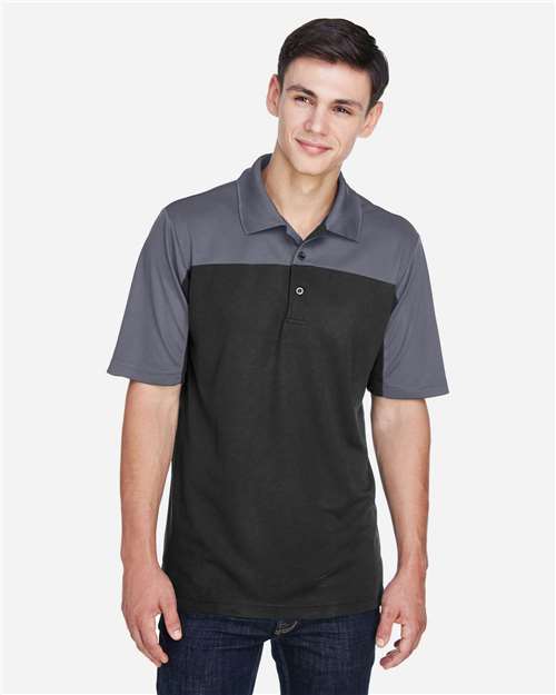 CORE365 Men's Balance Colorblock Performance Piqué Polo CE101