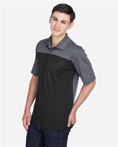 CORE365 Men's Balance Colorblock Performance Piqué Polo CE101