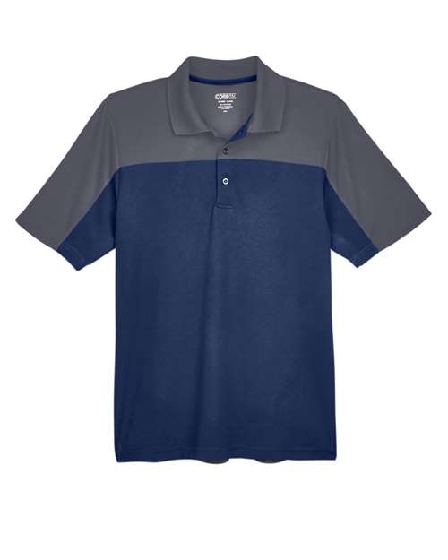 CORE365 Men's Balance Colorblock Performance Piqué Polo CE101