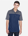 CORE365 Men's Balance Colorblock Performance Piqué Polo CE101