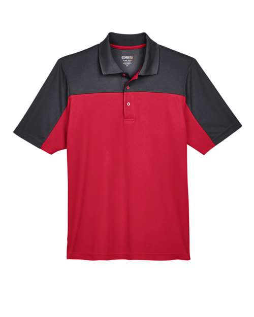 CORE365 Men's Balance Colorblock Performance Piqué Polo CE101