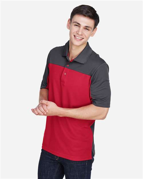 CORE365 Men's Balance Colorblock Performance Piqué Polo CE101