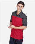 CORE365 Men's Balance Colorblock Performance Piqué Polo CE101
