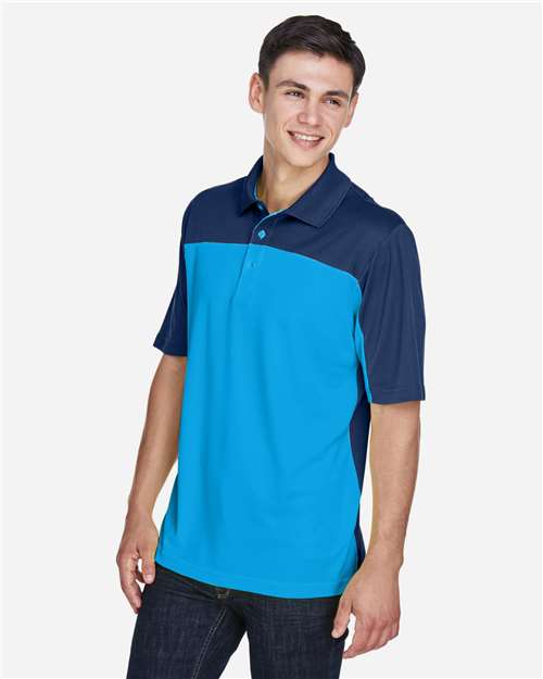 CORE365 Men's Balance Colorblock Performance Piqué Polo CE101