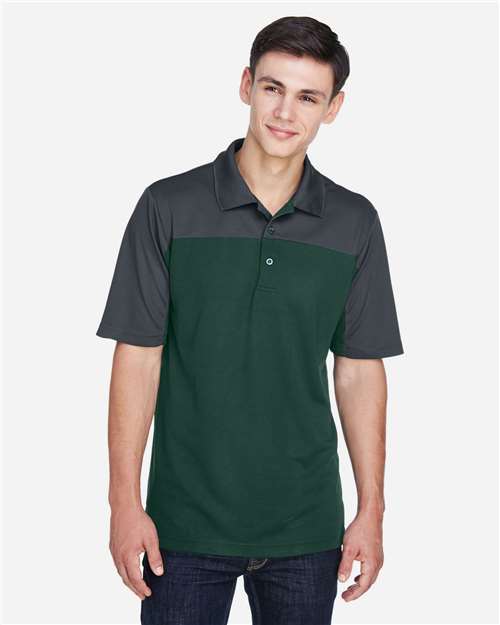 CORE365 Men's Balance Colorblock Performance Piqué Polo CE101