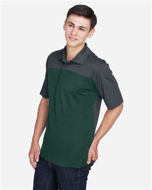 CORE365 Men's Balance Colorblock Performance Piqué Polo CE101