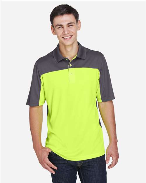 CORE365 Men's Balance Colorblock Performance Piqué Polo CE101