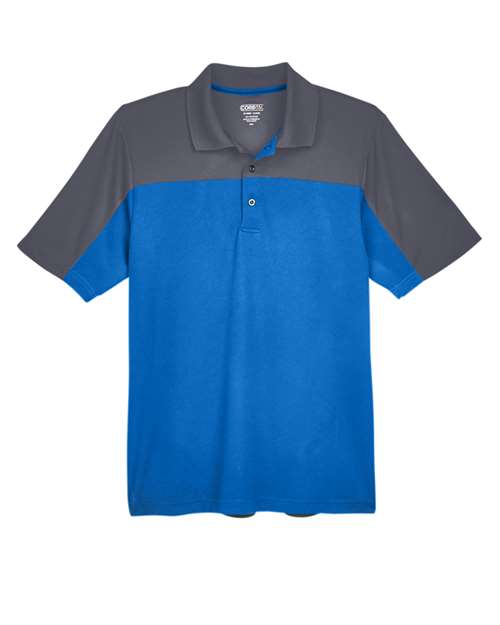 CORE365 Men's Balance Colorblock Performance Piqué Polo CE101