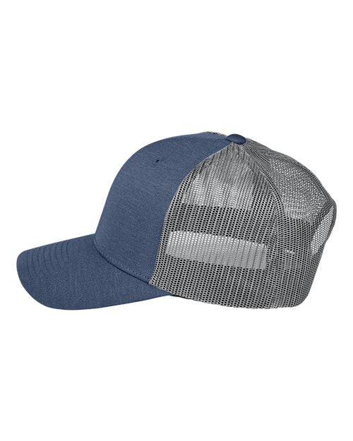 Team 365 Zone Sonic Heather Trucker Cap by Yupoong TT802