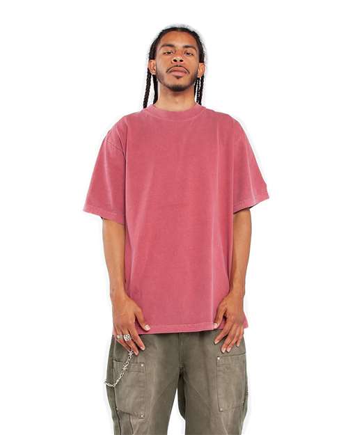 Shaka Wear Unisex Max Heavyweight Garment-Dyed T-Shirt SHGD
