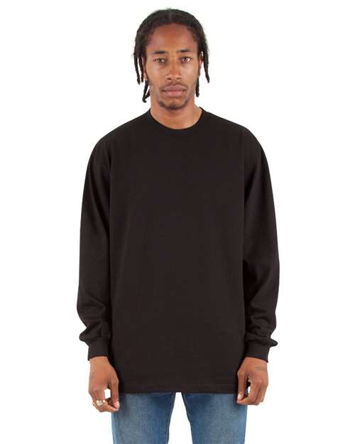 Shaka Wear Unisex Max Heavyweight Long Sleeve T-Shirt SHMHLS