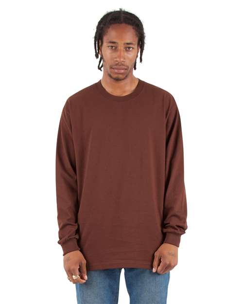 Shaka Wear Unisex Max Heavyweight Long Sleeve T-Shirt SHMHLS