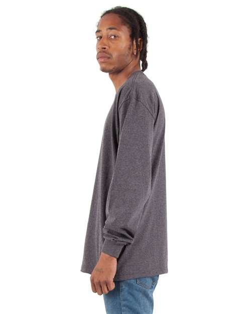 Shaka Wear Unisex Max Heavyweight Long Sleeve T-Shirt SHMHLS
