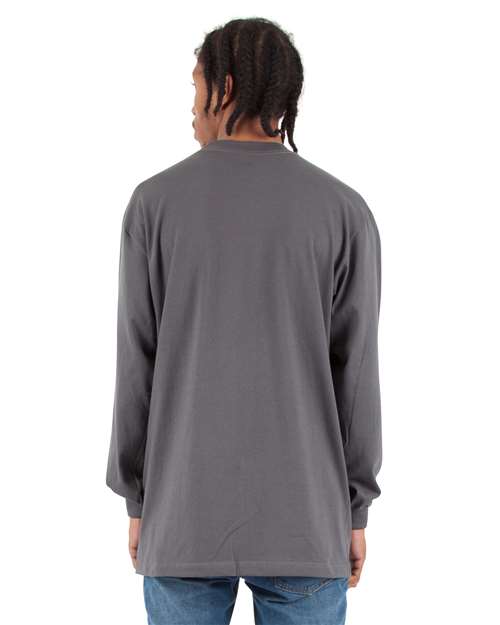 Shaka Wear Unisex Max Heavyweight Long Sleeve T-Shirt SHMHLS