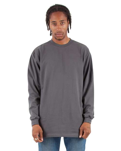 Shaka Wear Unisex Max Heavyweight Long Sleeve T-Shirt SHMHLS